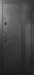 Дверь мет. Девятка серебро темн./меламин